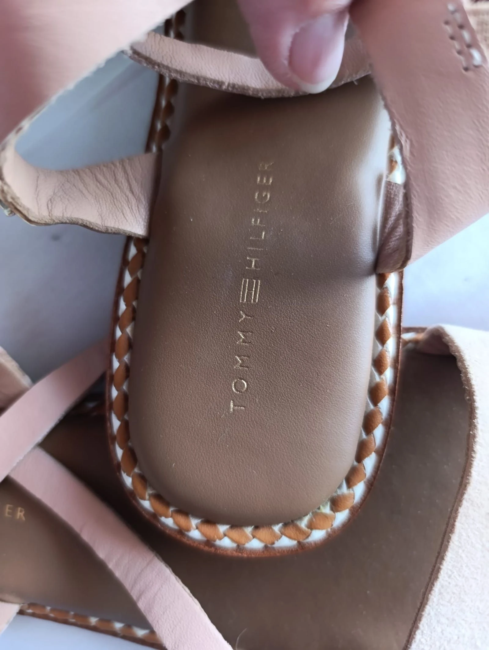 Tommy Hilfiger suede effect sandals women size 37 – photo 3